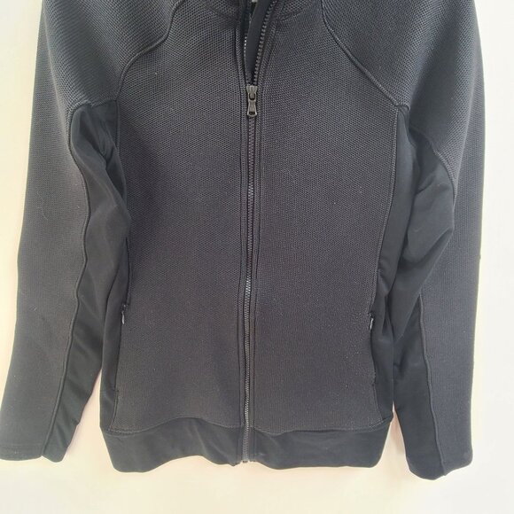 Under Armour ColdGear Zip Jacket Womens Size Black Running Workout Black Size M - Picture 2 of 8